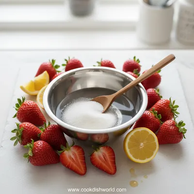 Strawberry Sorbet – Easy 4‑Ingredient Recipe - cooking process
