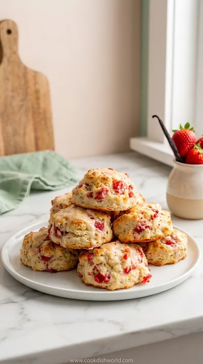 Strawberry Vanilla Bean Scones – Quick Recipe