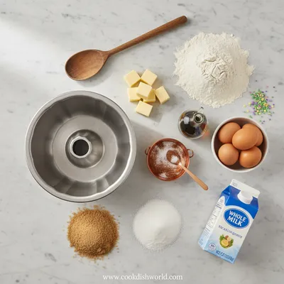 Swirl Bundt Cake Recipe - cooking process