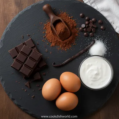 Triple Chocolate Mousse Cake - cooking process