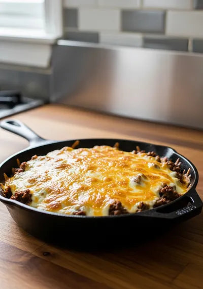 Ultimate Cheesy Ground Beef Melt