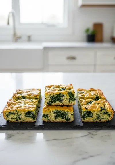 Veggie Breakfast Bars – Low‑Carb Healthy Start