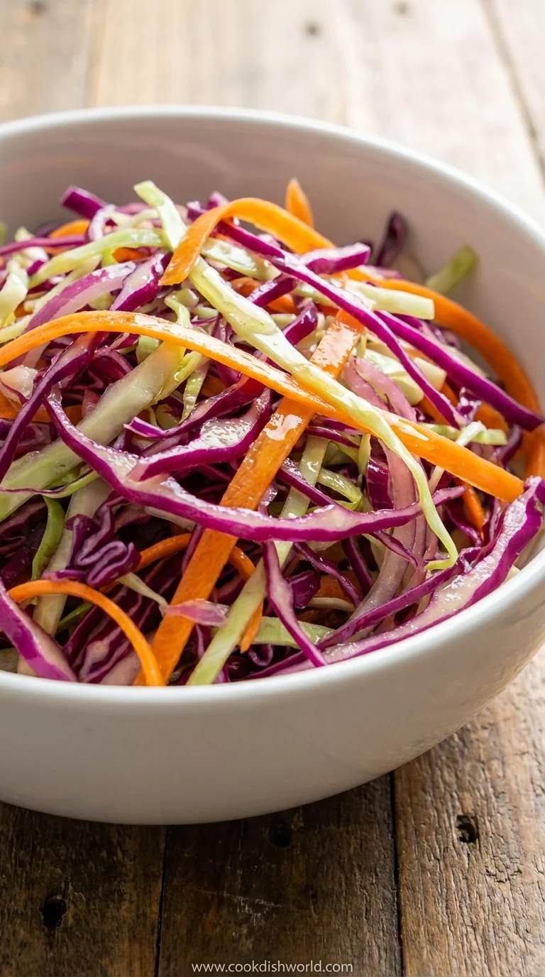 Vinegar Coleslaw No Mayo Recipe