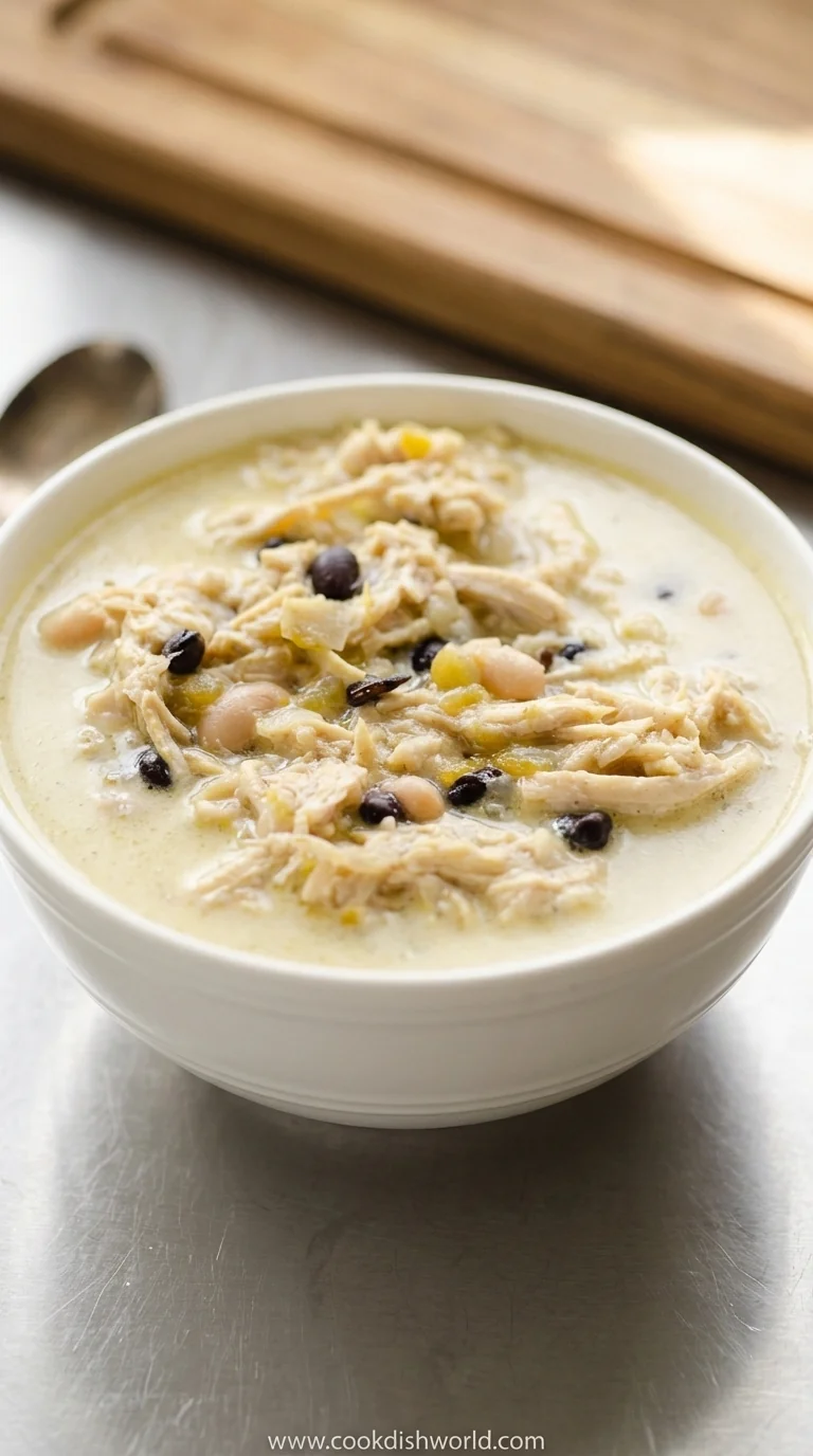 Healthy White Chicken Chili Soup in Pressure Cooker